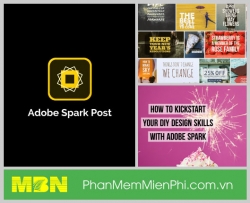 Adobe Spark Post phần mềm làm video animation bằng điện thoại nhanh dễ dàng